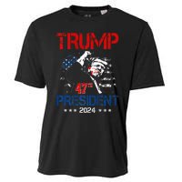 Donald Trump 47th President 2024 Trump Inauguration Day Cooling Performance Crew T-Shirt