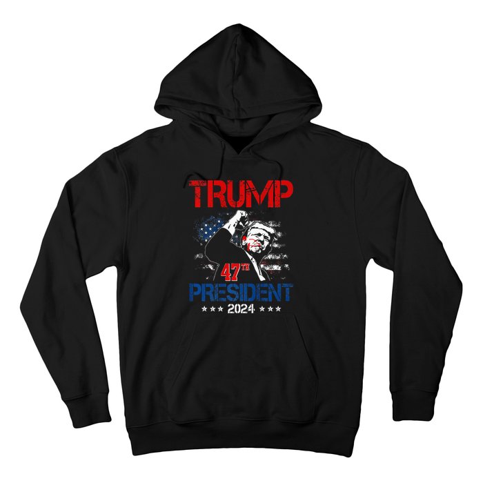 Donald Trump 47th President 2024 Trump Inauguration Day Hoodie