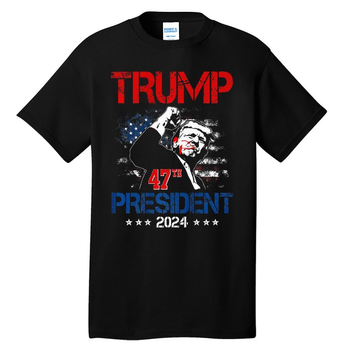 Donald Trump 47th President 2024 Trump Inauguration Day Tall T-Shirt