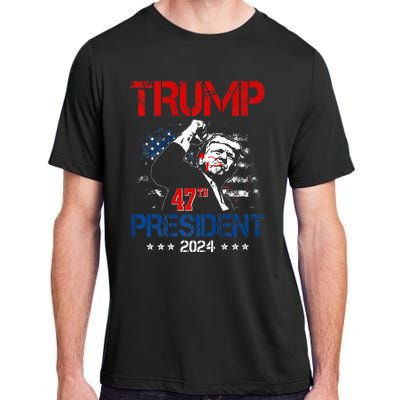 Donald Trump 47th President 2024 Trump Inauguration Day Adult ChromaSoft Performance T-Shirt