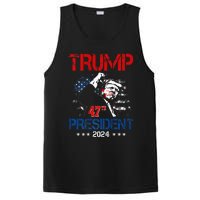 Donald Trump 47th President 2024 Trump Inauguration Day PosiCharge Competitor Tank