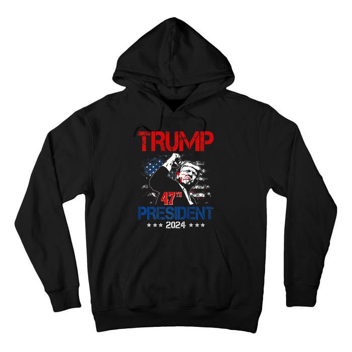 Donald Trump 47th President 2024 Trump Inauguration Day Tall Hoodie