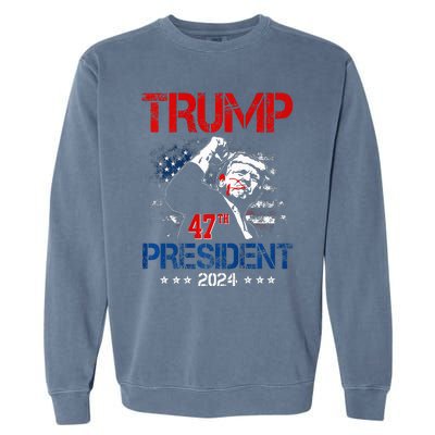 Donald Trump 47th President 2024 Trump Inauguration Day Garment-Dyed Sweatshirt