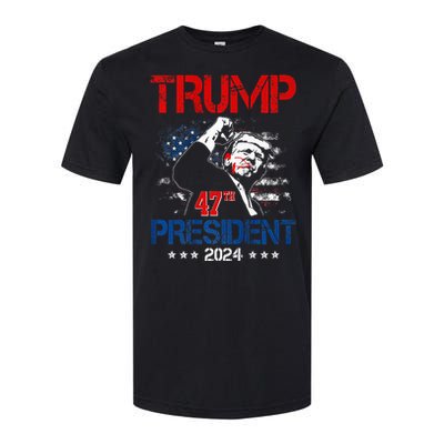 Donald Trump 47th President 2024 Trump Inauguration Day Softstyle CVC T-Shirt