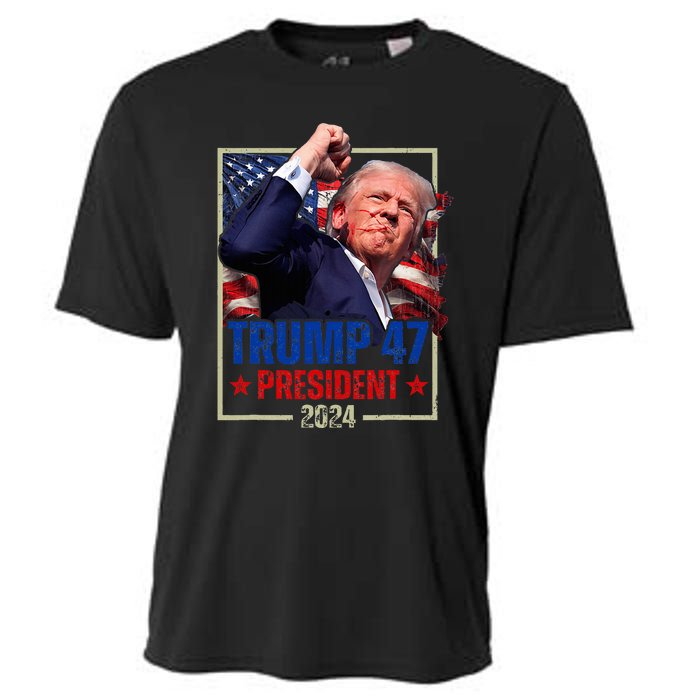 Donald Trump 47th President 2024 Trump Inauguration Day Cooling Performance Crew T-Shirt