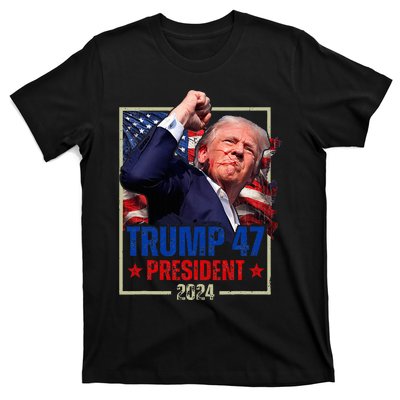 Donald Trump 47th President 2024 Trump Inauguration Day T-Shirt