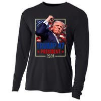 Donald Trump 47th President 2024 Trump Inauguration Day Cooling Performance Long Sleeve Crew