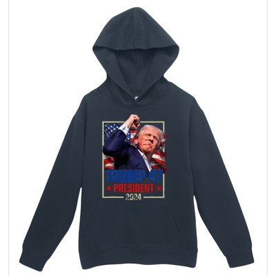 Donald Trump 47th President 2024 Trump Inauguration Day Urban Pullover Hoodie