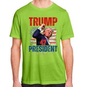 Donald Trump 47 President 2024 Trump Inauguration Day Adult ChromaSoft Performance T-Shirt