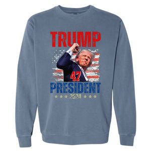 Donald Trump 47 President 2024 Trump Inauguration Day Garment-Dyed Sweatshirt