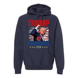 Donald Trump 47 President 2024 Trump Inauguration Day Premium Hoodie