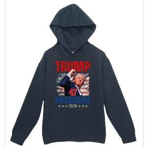 Donald Trump 47 President 2024 Trump Inauguration Day Urban Pullover Hoodie