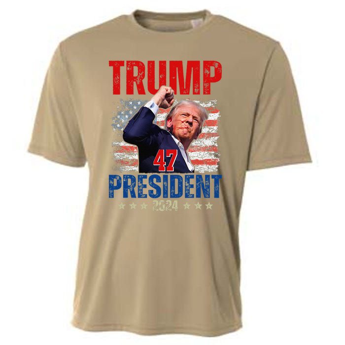 Donald Trump 47 President 2024 Trump Inauguration Day Cooling Performance Crew T-Shirt