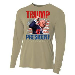 Donald Trump 47 President 2024 Trump Inauguration Day Cooling Performance Long Sleeve Crew