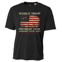 Donald Trump 47th President Inauguration 2025 Supporters Cooling Performance Crew T-Shirt