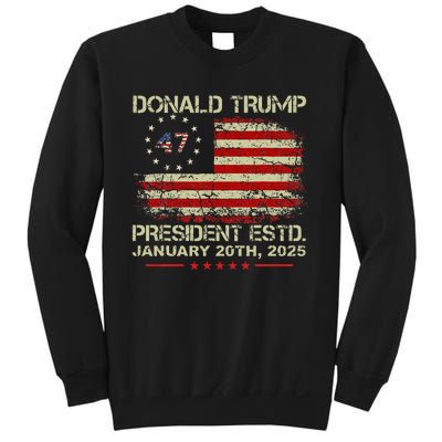 Donald Trump 47th President Inauguration 2025 Supporters Sweatshirt