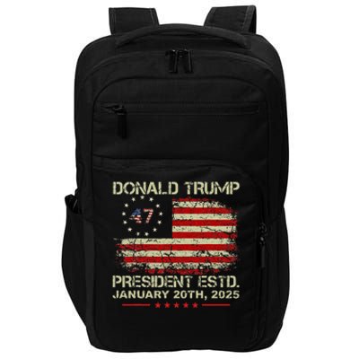 Donald Trump 47th President Inauguration 2025 Supporters Impact Tech Backpack