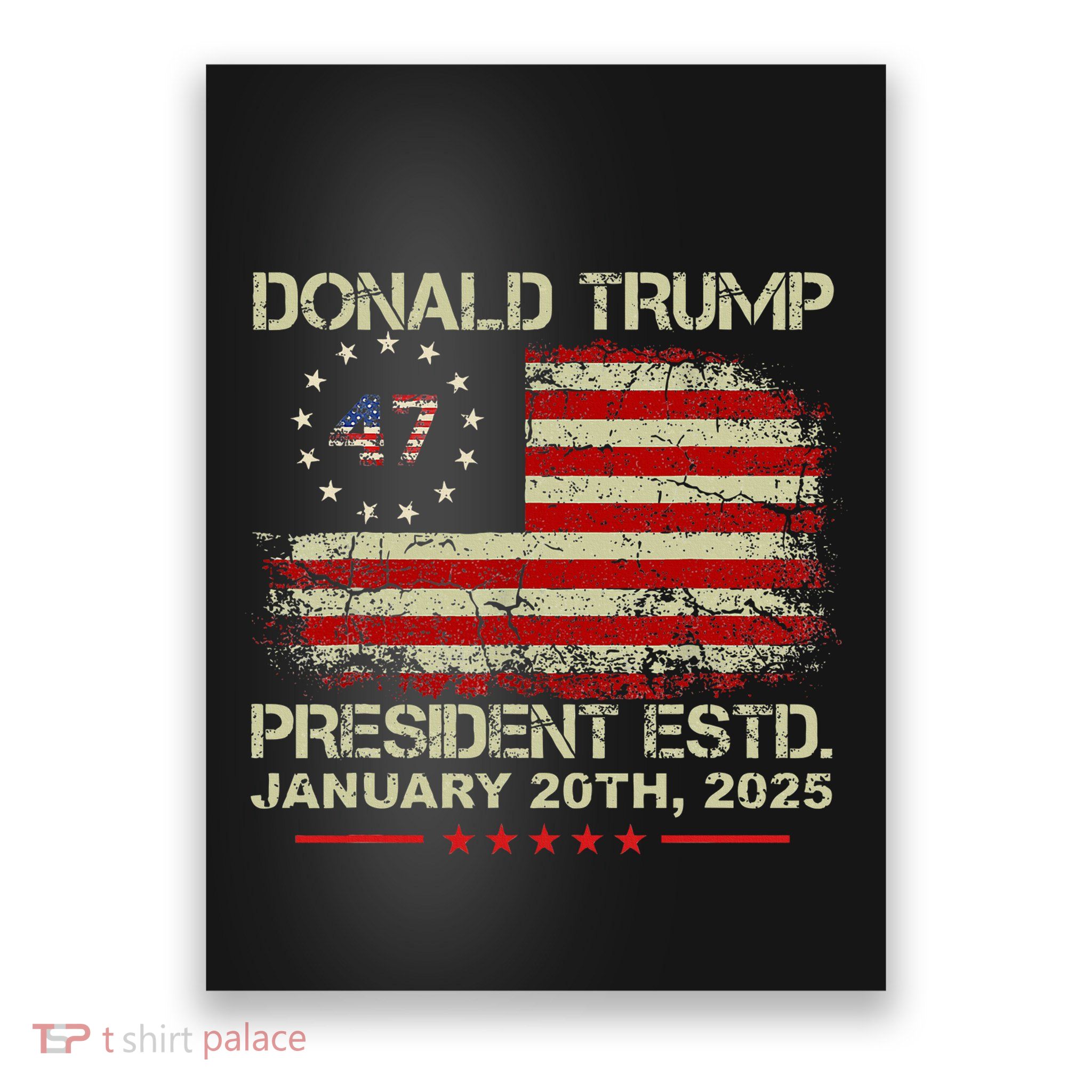 Donald Trump 47th President Inauguration 2025 Supporters Poster