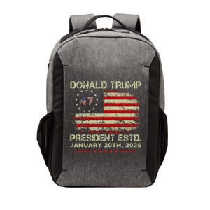 Donald Trump 47th President Inauguration 2025 Supporters Vector Backpack