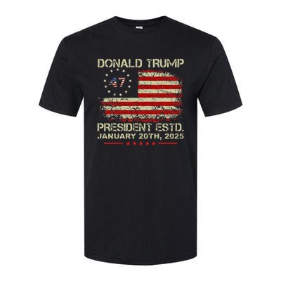 Donald Trump 47th President Inauguration 2025 Supporters Softstyle CVC T-Shirt