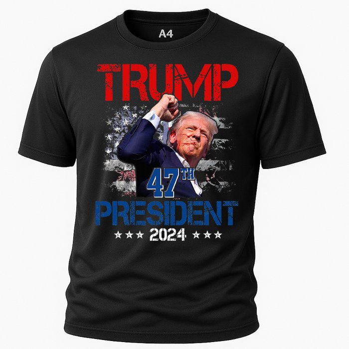 Donald Trump 47th President 2024 Trump Inauguration Day Cooling Performance Crew T-Shirt