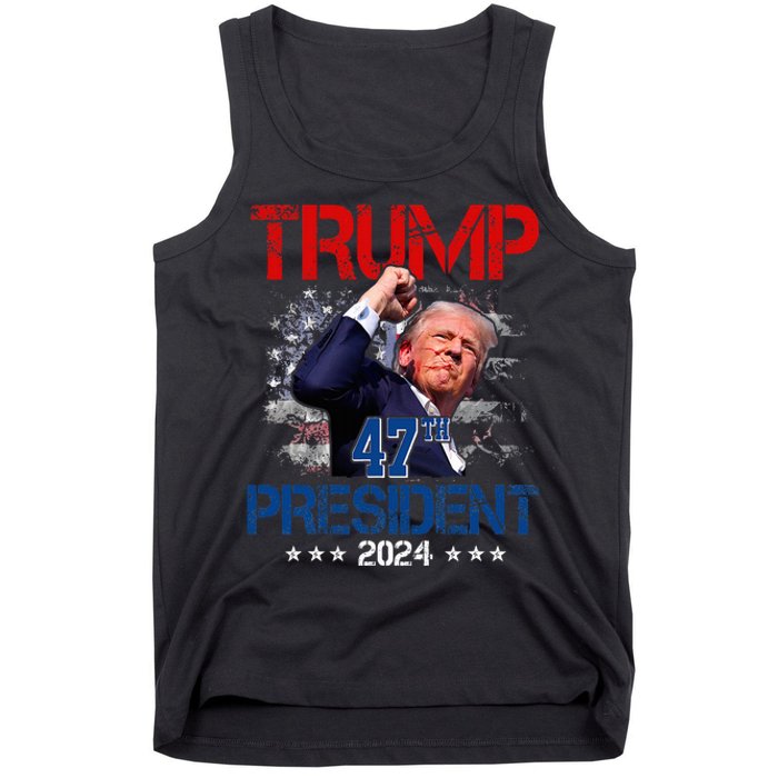 Donald Trump 47th President 2024 Trump Inauguration Day Tank Top