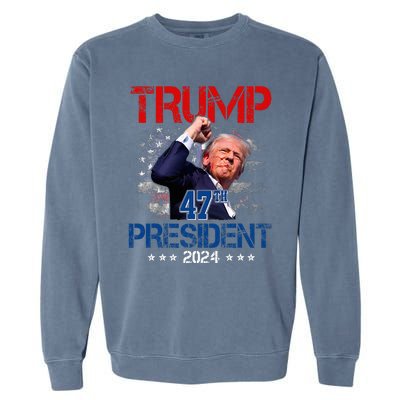 Donald Trump 47th President 2024 Trump Inauguration Day Garment-Dyed Sweatshirt