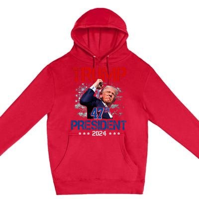 Donald Trump 47th President 2024 Trump Inauguration Day Premium Pullover Hoodie