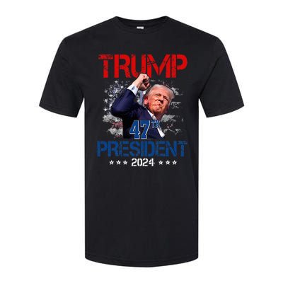 Donald Trump 47th President 2024 Trump Inauguration Day Softstyle CVC T-Shirt