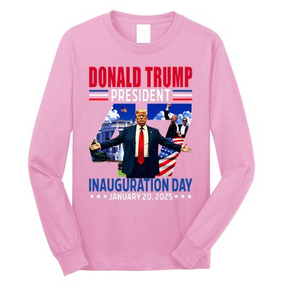 Donald Trump 47th President Inauguration Day Long Sleeve Shirt