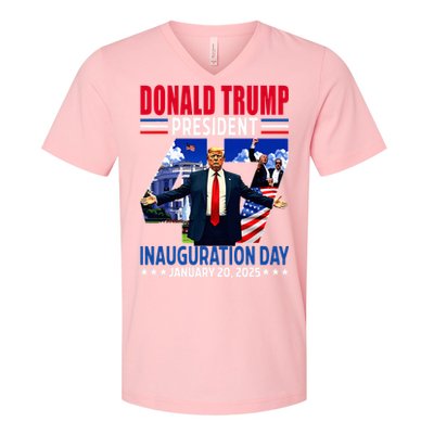 Donald Trump 47th President Inauguration Day V-Neck T-Shirt