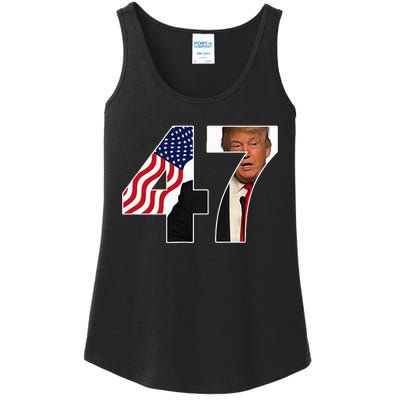 Donald Trump 47th Us President 2024 Ladies Essential Tank