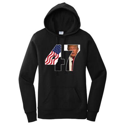 Donald Trump 47th Us President 2024 Women's Pullover Hoodie