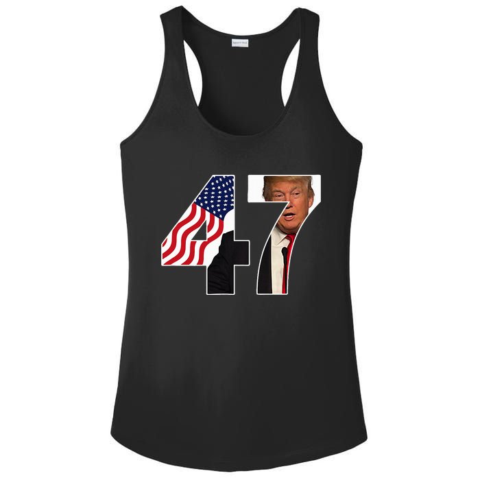 Donald Trump 47th Us President 2024 Ladies PosiCharge Competitor Racerback Tank