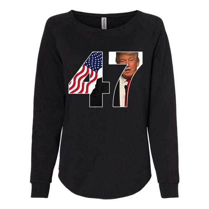 Donald Trump 47th Us President 2024 Womens California Wash Sweatshirt