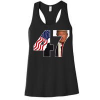 Donald Trump 47th Us President 2024 Women's Racerback Tank