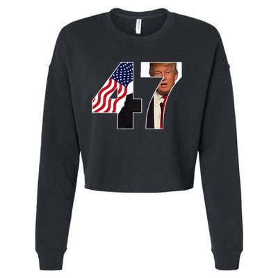 Donald Trump 47th Us President 2024 Cropped Pullover Crew