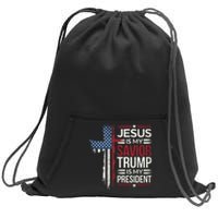 Donald Trump 47th President Inauguration Day 2025 Fans Sweatshirt Cinch Pack Bag