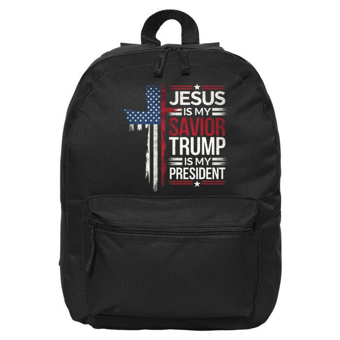 Donald Trump 47th President Inauguration Day 2025 Fans 16 in Basic Backpack