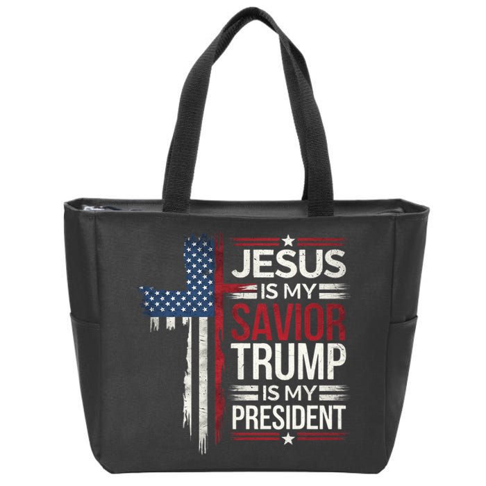 Donald Trump 47th President Inauguration Day 2025 Fans Zip Tote Bag