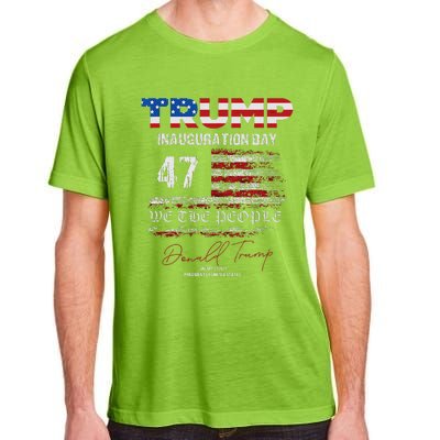 Donald Trump 47th President 2025 Inauguration Usa Patriotic Adult ChromaSoft Performance T-Shirt