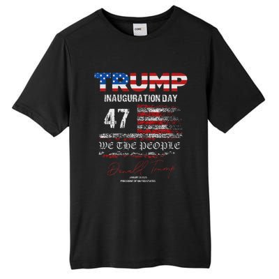 Donald Trump 47th President 2025 Inauguration Usa Patriotic Tall Fusion ChromaSoft Performance T-Shirt