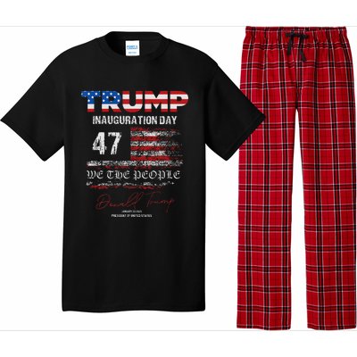 Donald Trump 47th President 2025 Inauguration Usa Patriotic Pajama Set