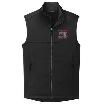 Donald Trump 47th President 2025 Inauguration Usa Patriotic Collective Smooth Fleece Vest