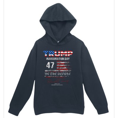 Donald Trump 47th President 2025 Inauguration Usa Patriotic Urban Pullover Hoodie