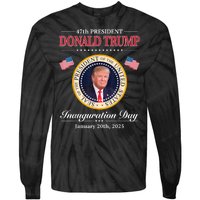 Donald Trump 47th President Inauguration 2025 Supporters Tie-Dye Long Sleeve Shirt