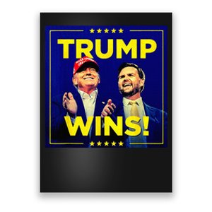 Donald Trump 47th Us President Trump Wins Election 2024 Poster