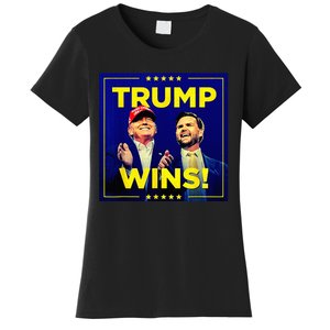 Donald Trump 47th Us President Trump Wins Election 2024 Women's T-Shirt