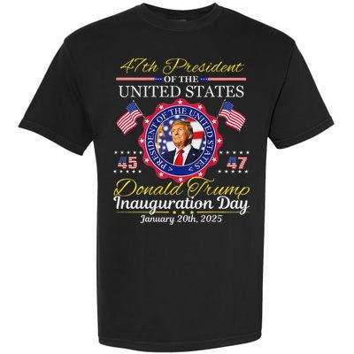 Donald Trump 47th President Inauguration 2025 Garment-Dyed Heavyweight T-Shirt