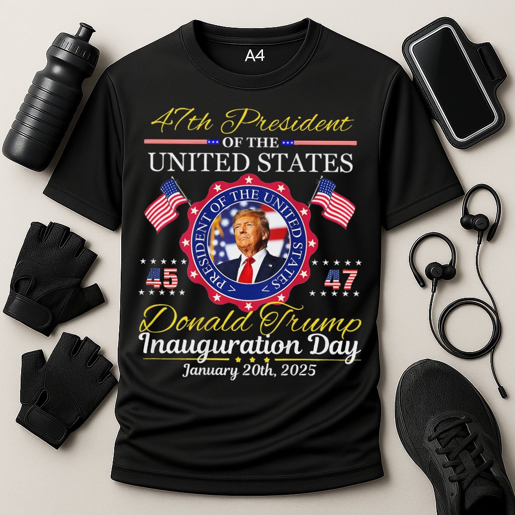 Donald Trump 47th President Inauguration 2025 Cooling Performance Crew T-Shirt
